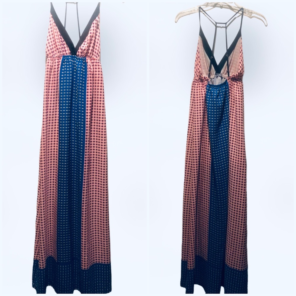 Lush- Bright & Sexy Backless Maxi Dress SZ Small